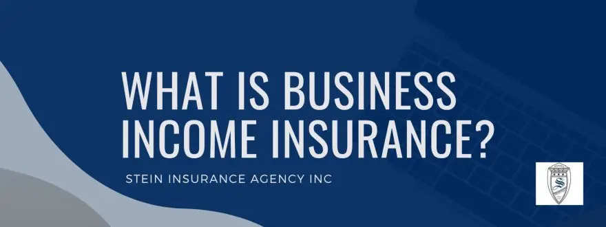 a blue and white logo - business insurance